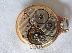 Hamilton 992E ELINVAR Rail Road Grade Gold Filled Pocket Watch Near MINT! A
