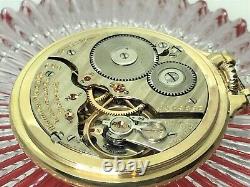 Hamilton 992E Elinvar RR High Grade Pocket Watch 21j 16s BOC 10K G. F. Case