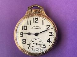 Hamilton 992b, #17, Railroad Pocket Watch, Excellent condition