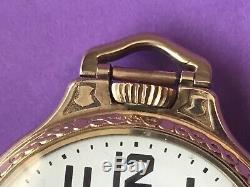 Hamilton 992b, #17, Railroad Pocket Watch, Excellent condition