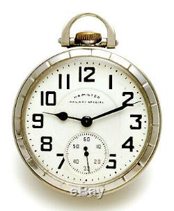 Hamilton 992b Railroad Pocket Watch Ca1959 16 Size, 21 Jewel