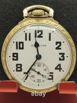 Hamilton 992b Railway Special Railroad Grade Pocket Watch 21 Jewel