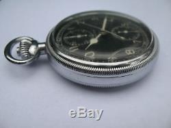 Hamilton AN 5742-1 Model 23 Military Pocket Watch Chronograph Navigation WWII