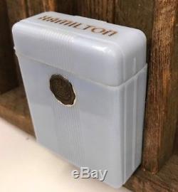 Hamilton Bakelite Cigarette Case Rare BLUE Color Box Pocket Watch 992 950