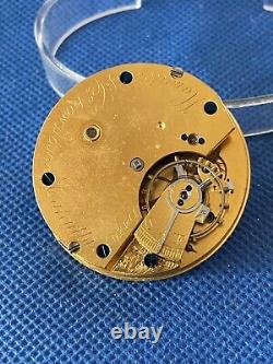 Hamilton & Co London & Calcutta Pocket Watch Movement & dial 24 hour (1/16288)