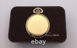 Hamilton Dupont 9274 Swiss Pocket Watch 17Jewel 14K EP -Original Box / Paperwork