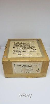 Hamilton GCT 22j WWII 4992B Military Navy Pocket Watch Air Man 24 With Box