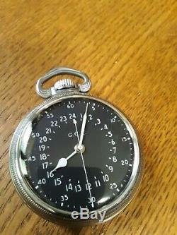 Hamilton GCT Jewel AN-5740 24 Hour Watch with Aircraft Navigational Watch Box