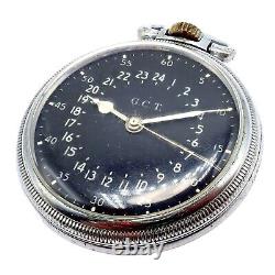 Hamilton GCT Pocket Watch 22 Jewels Dates To 1942 Keeps Exceptional Time 4992B