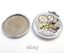 Hamilton GCT Pocket Watch 22 Jewels Dates To 1942 Keeps Exceptional Time 4992B