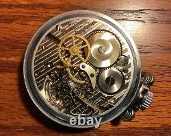 Hamilton GCT WWII Military 24 Hr 4992B 22j 16s Pocket Watch 1940's (SEE VIDEO)