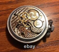 Hamilton GCT WWII Military 24 Hr 4992B 22j 16s Pocket Watch 1940's (SEE VIDEO)