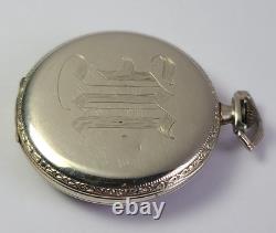 Hamilton Grade 912 Model 2 Size 12s Pocket Watch 14K Gold Filled Rare Fancy Dial