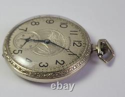 Hamilton Grade 912 Model 2 Size 12s Pocket Watch 14K Gold Filled Rare Fancy Dial