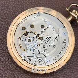 Hamilton Grade 925 Model 2 18S 17J Pocket Watch Circa 1912 Lever Set