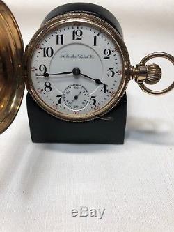 Hamilton Grade 939 14k Gold Pocket Watch Two Star Rarity Only 1310 Made