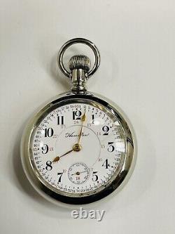 Hamilton Grade 946 23 Jewels 18s Railroad Grade Pocket Watch in Display Case