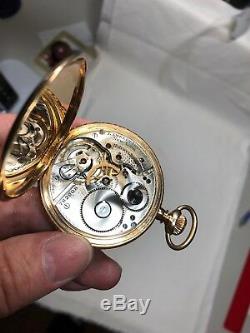 Hamilton Grade 975 Pocket Watch With 14k Gold Hunter Case