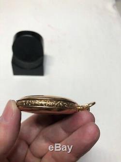 Hamilton Grade 975 Pocket Watch With 14k Gold Hunter Case