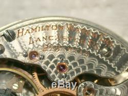 Hamilton Grade 990, 21 Jewels, In Display Case-swing Out. Runs Very Nice! Railroa