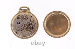 Hamilton Grade 992E 16s 21j 10K Gold Filled Wadsworth Case Pocket Watch C. 1934