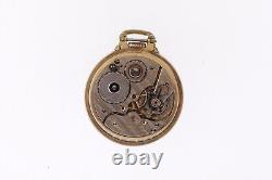 Hamilton Grade 992E 16s 21j 10K Gold Filled Wadsworth Case Pocket Watch C. 1934