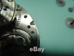 Hamilton LEVER-SET grade 4992B 12-hour DOUBLE SECOND HAND pocket watch, 1943-p89