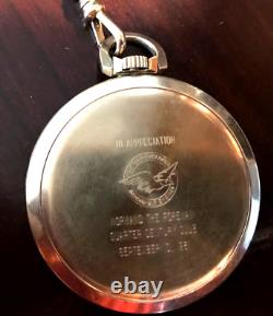 Hamilton Masterpiece Model 870 Presentation Pocket Watch Pratt & Whitney 17j