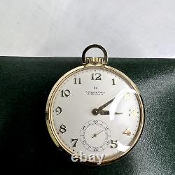 Hamilton Masterpiece Pocket Watch Award 25 Years At GM 1993 Engraved No Chain