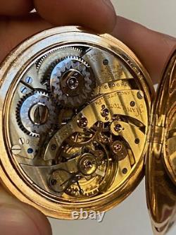 Hamilton Model 1 Grade 920 23J. Gold Pocket Watch Timegraph