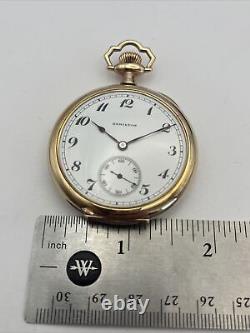 Hamilton Model 1 Grade 920 23J. Pocket Watch. Working! Beautiful Case TIMEGRAPH