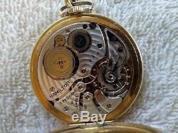 Hamilton Model 1 Grade 921 Size 10 21Jewel 14K GF Pocket Watch SN H5311 1937