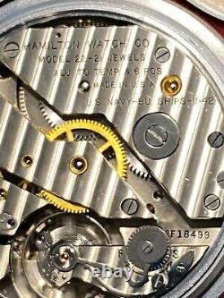 Hamilton Model 22 Chronometer Deck Watch