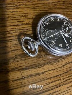 Hamilton Model 23 Chronograph 19 Jewel 16s Military Pocket Watch