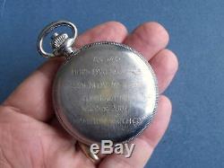 Hamilton Model 23 Military Chronograph Pocket Watch Wwii Gwo Rare