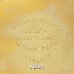 Hamilton Model A 10K Gold Filled 16 Size Railroad Pocket Watch Case 950B 992B