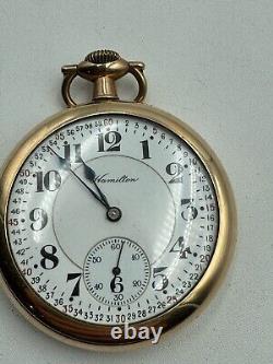 Hamilton Open Face Pocket Watch 992 Model 2 Lancaster, Pennsylvania 21j 16s 1920