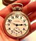 Hamilton Pocket 10k Gold Filled Watch 992 21j Railroad Runs With Leather Holder