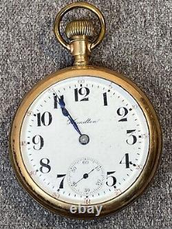 Hamilton Pocket Watch 1914 18s GR 924 Model 1 17 Jewels, 20yr Case, Parts&Repair