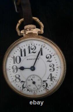 Hamilton Pocket Watch 1925 Grade 992 Model 2 Gems21 Rubby Saphire 16s