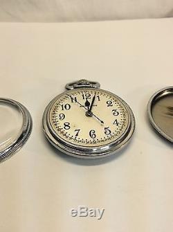 Hamilton Pocket Watch 4992-B 22J Montgomery Dial (w117)