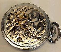 Hamilton Pocket Watch 4992-B 22J Montgomery Dial (w117)