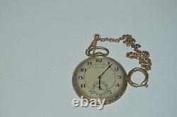 Hamilton Pocket Watch 917 Vintage 1937 Open Face 10K GF Runs