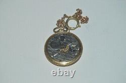 Hamilton Pocket Watch 917 Vintage 1937 Open Face 10K GF Runs