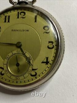 Hamilton Pocket Watch 922 Read Description Not Running