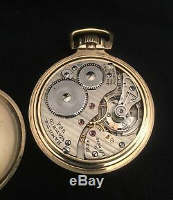 Hamilton Pocket Watch 992B 16S Mainliner Case Beautiful, RR Time