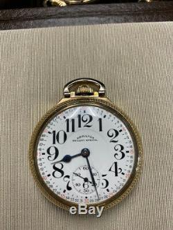 Hamilton Pocket Watch 992B (Serial #C201675) circa 1946. Excellent Condition