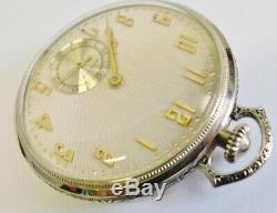 Hamilton Pocket Watch Cadillac Service Award 14K Solid Gold 1920s RARE LOOK