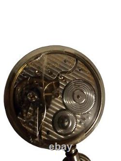 Hamilton Pocket Watch Double Roller Size 16 992 10K Gold Fill Glass Back READ