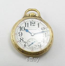 Hamilton Pocket Watch Grade 992, 16 size, from 1926 in Model 4 case